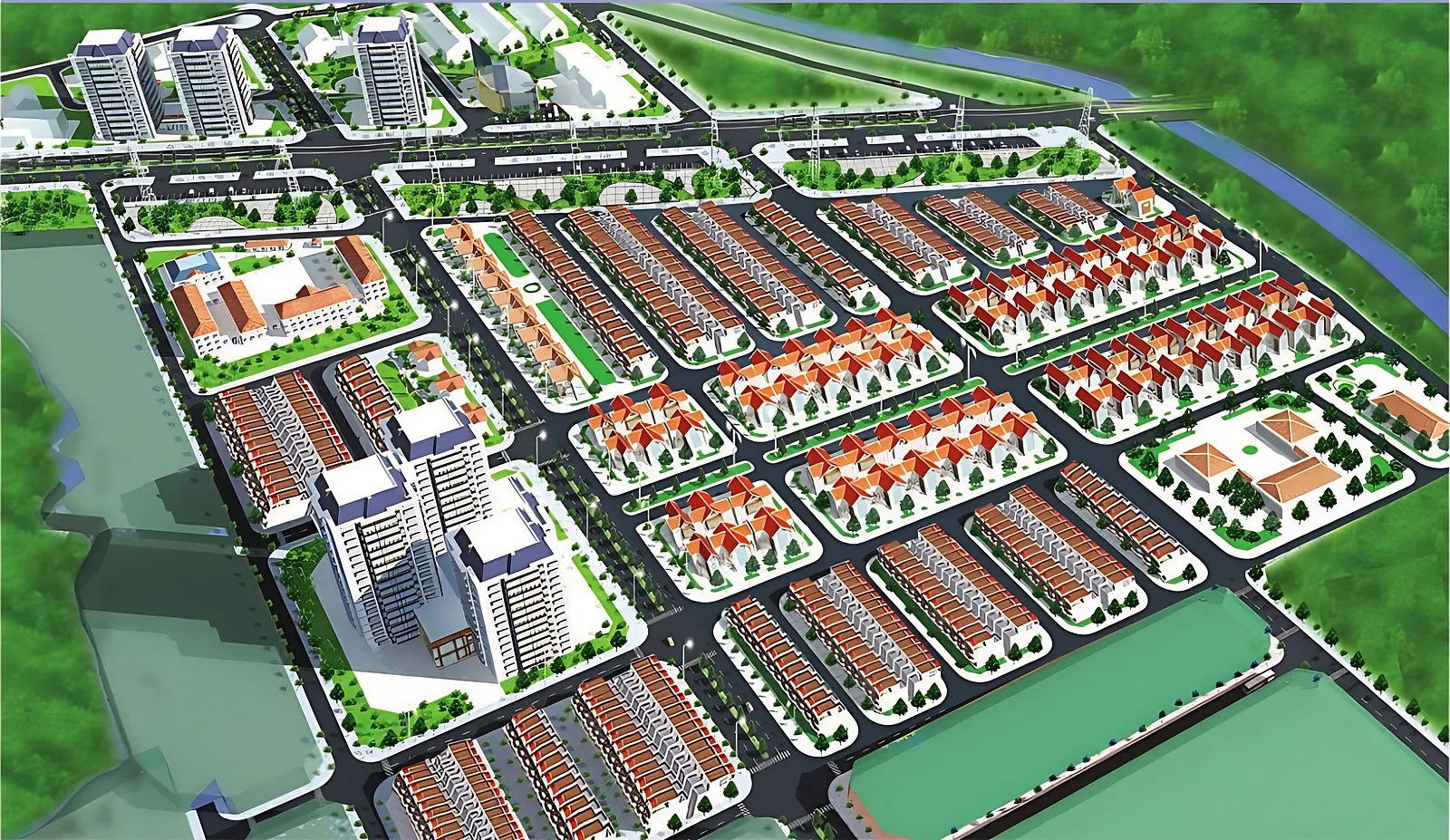 Quy hoạch khu giãn dân và đất kinh doanh dịch vụ Xa La